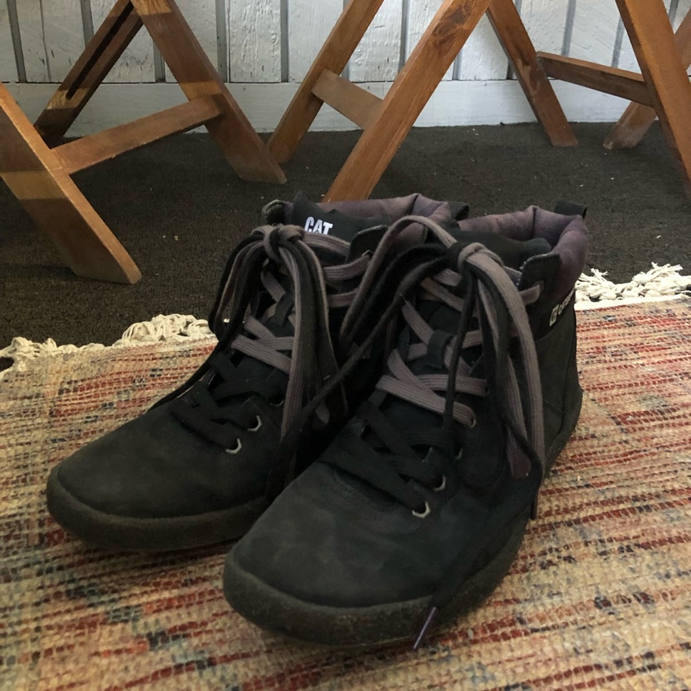 CAT High-Top Sneakers